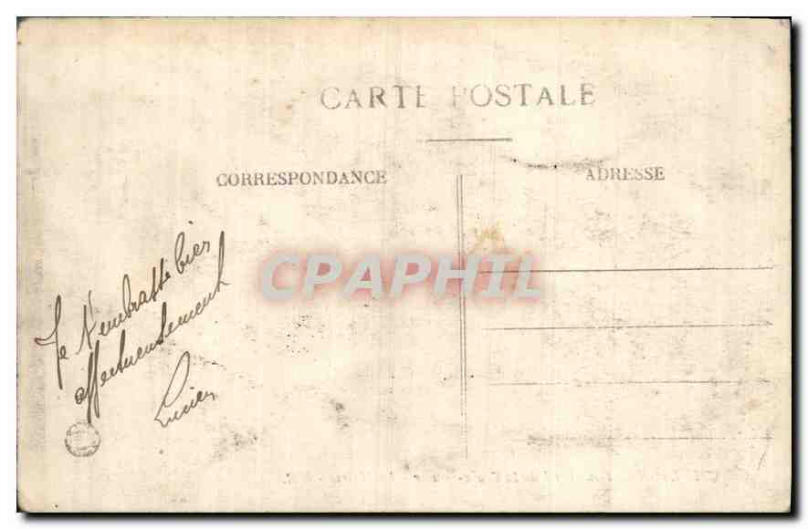 CPA Lyon Boulevard de la croix Rousse La Mairie  — Verso