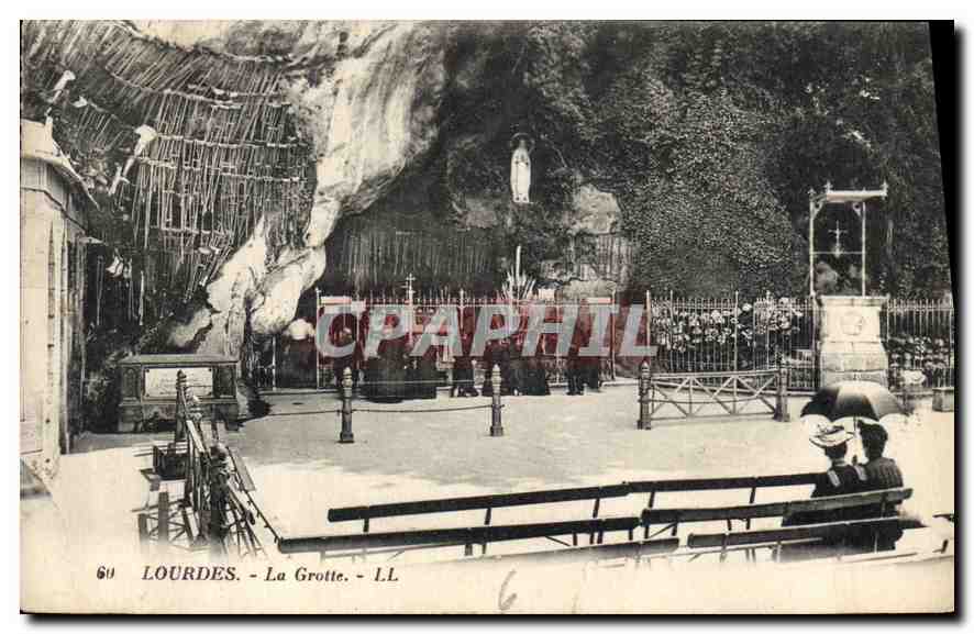 CPA Lourdes La Grotte 