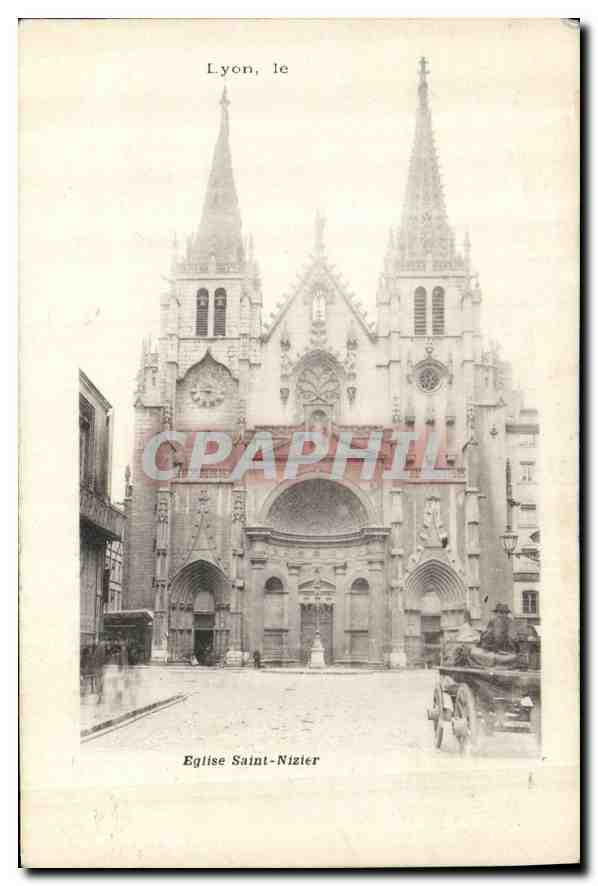 CPA Lyon Le Eglise Saint Nizier 