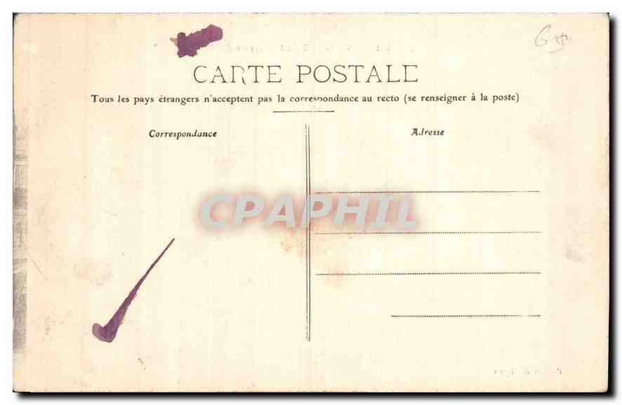 CPA Lyon Pont Morand  — Verso