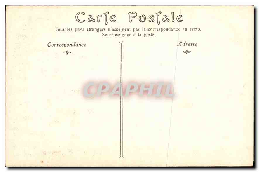 CPA Interieur de l'Eglise Notre Dame de Croaz Baz  — Rückseite