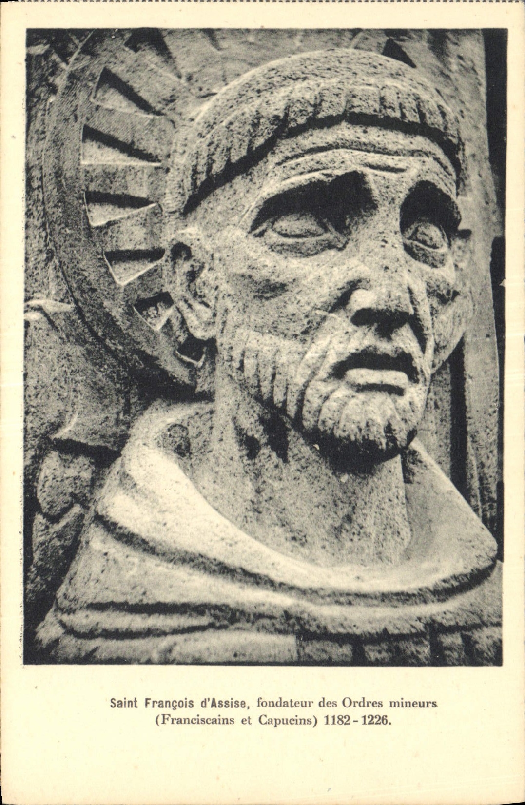 Saint François d'Assise — fondateur des Ordres mineurs (Franciscains et Capucins) — UNIS-FRANCE n°25