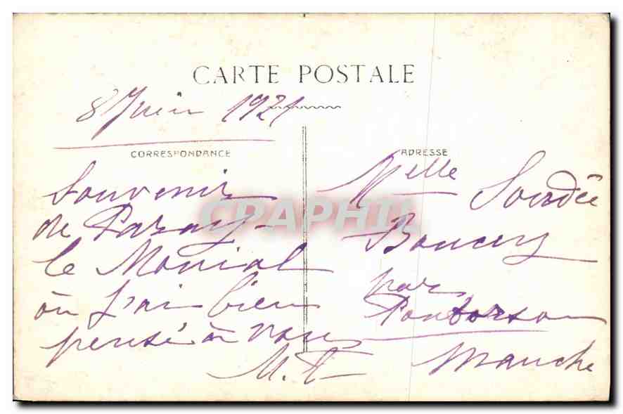 CPA Apparition de Notre Seigneur Jesus Christ a Salute Marguerite Marie  — Rückseite