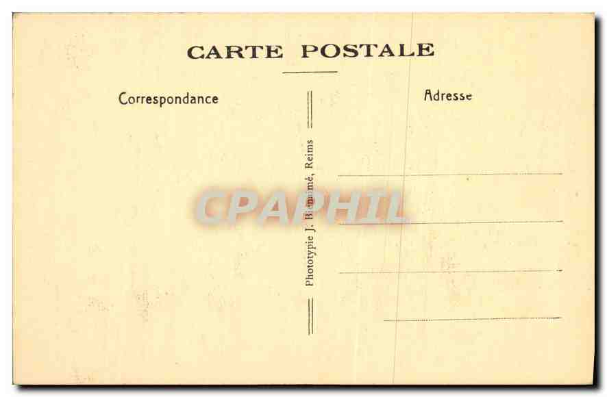 CPA Notre Dame du Port La Nouvelle Statue du Maitres Autel du sculpteur Castex  — Rückseite