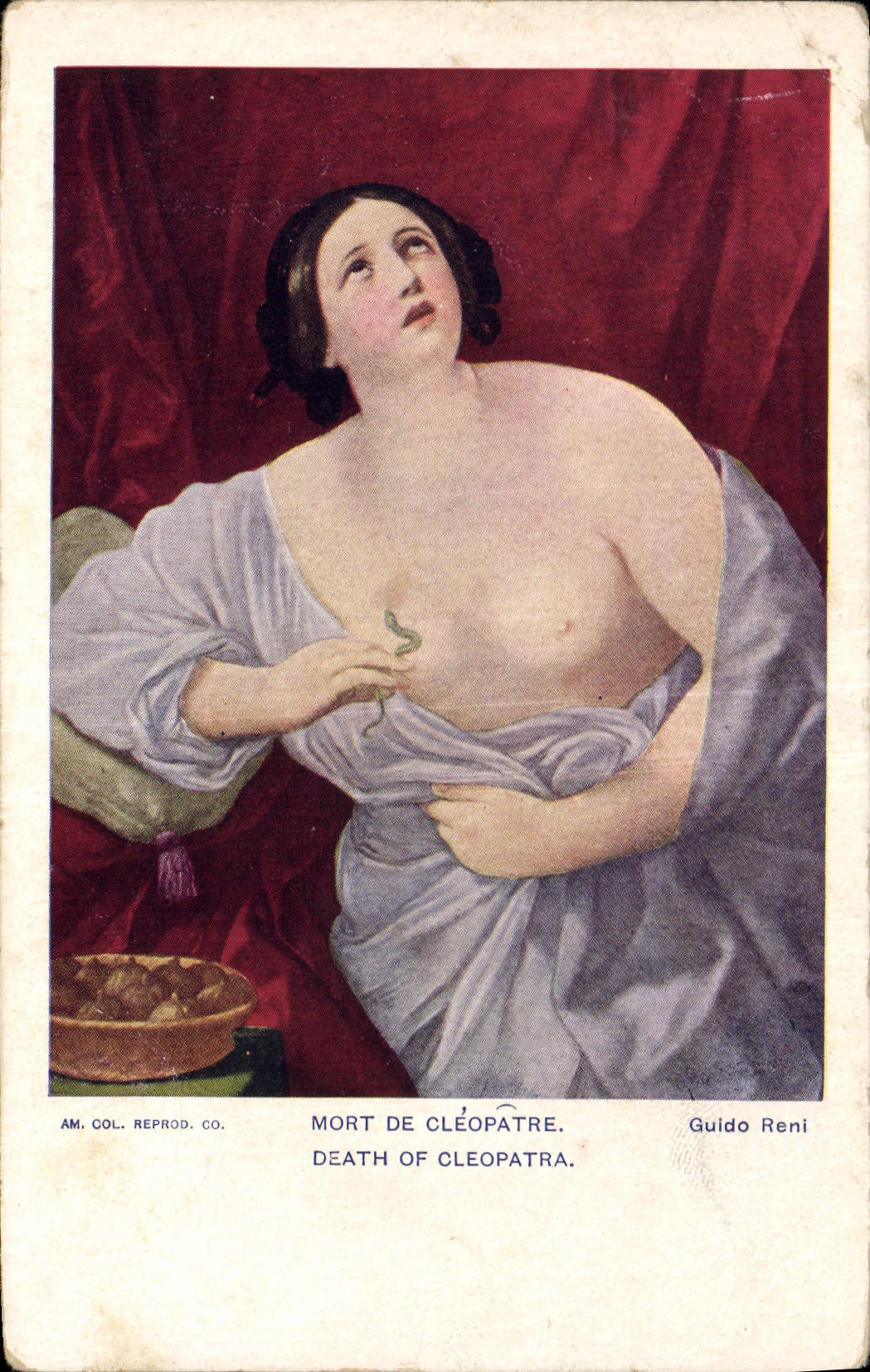 CPA Mort de Cleopatre Death of Cleopatra 