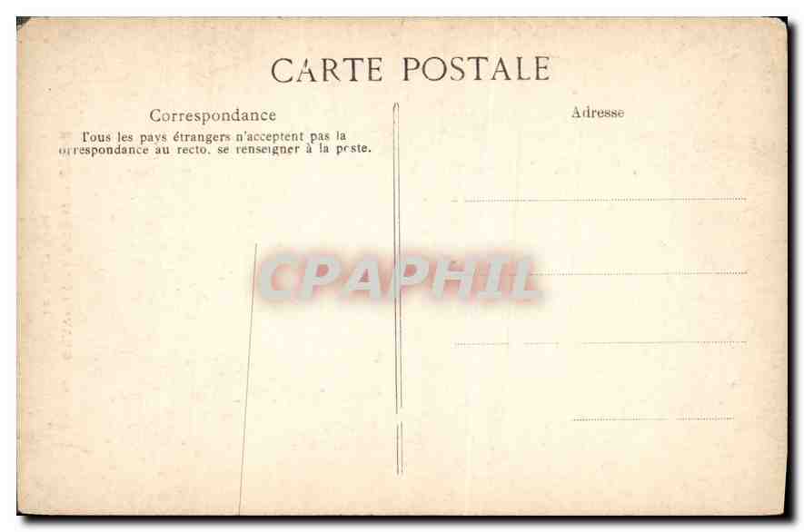 CPA Graville Sainte Honorine La Vierge Notre  — Rückseite