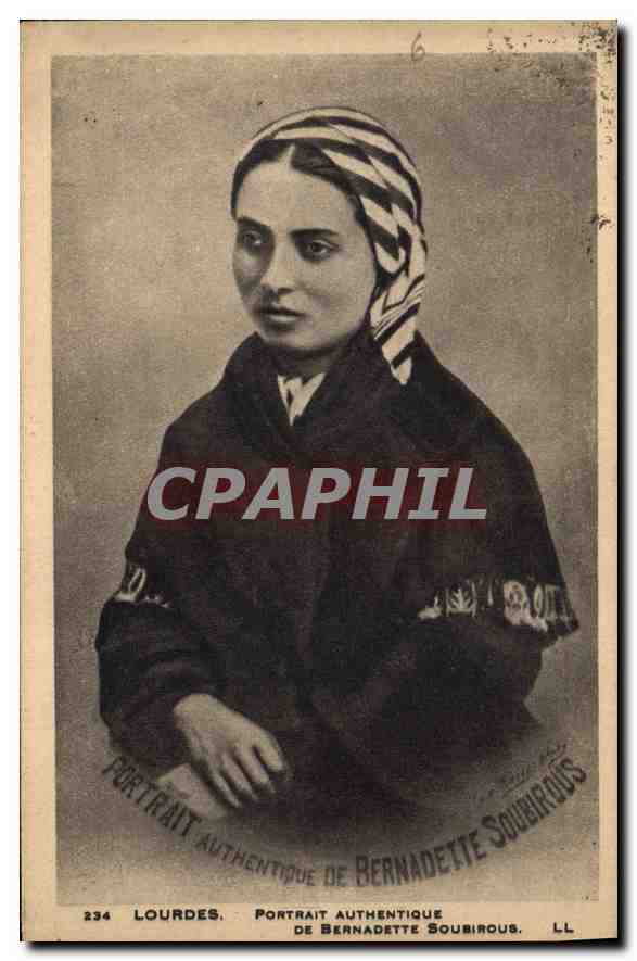 Lourdes — Portrait authentique de Bernadette Soubirous — LL