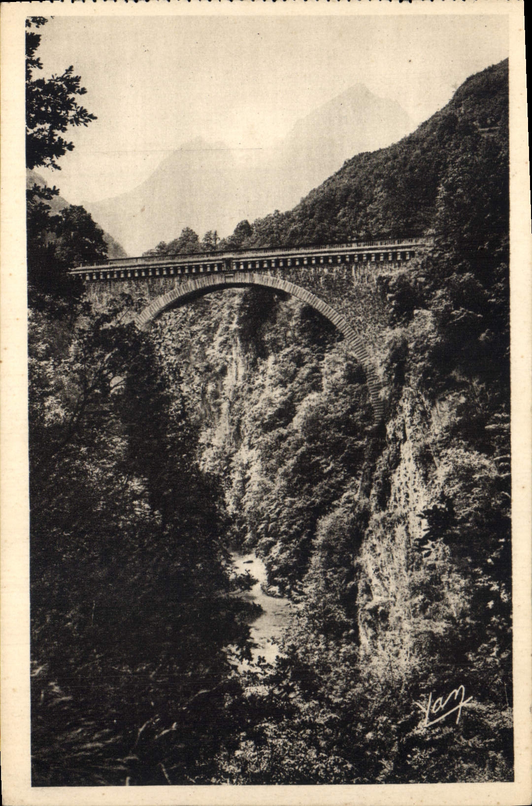 Saint-Sauveur — Le Pont Napoléon — Edition Photo Quinault, Lourdes