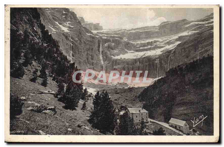 CPA Gavarnie Le Cirque et l'Hotel 