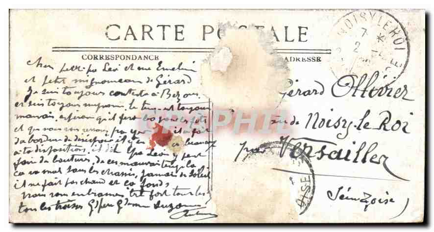 CPA Gave Dans les Pyrenees  — Verso