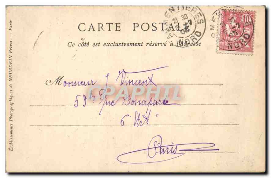 CPA Belle Soiree par G Maroniez  — Rückseite