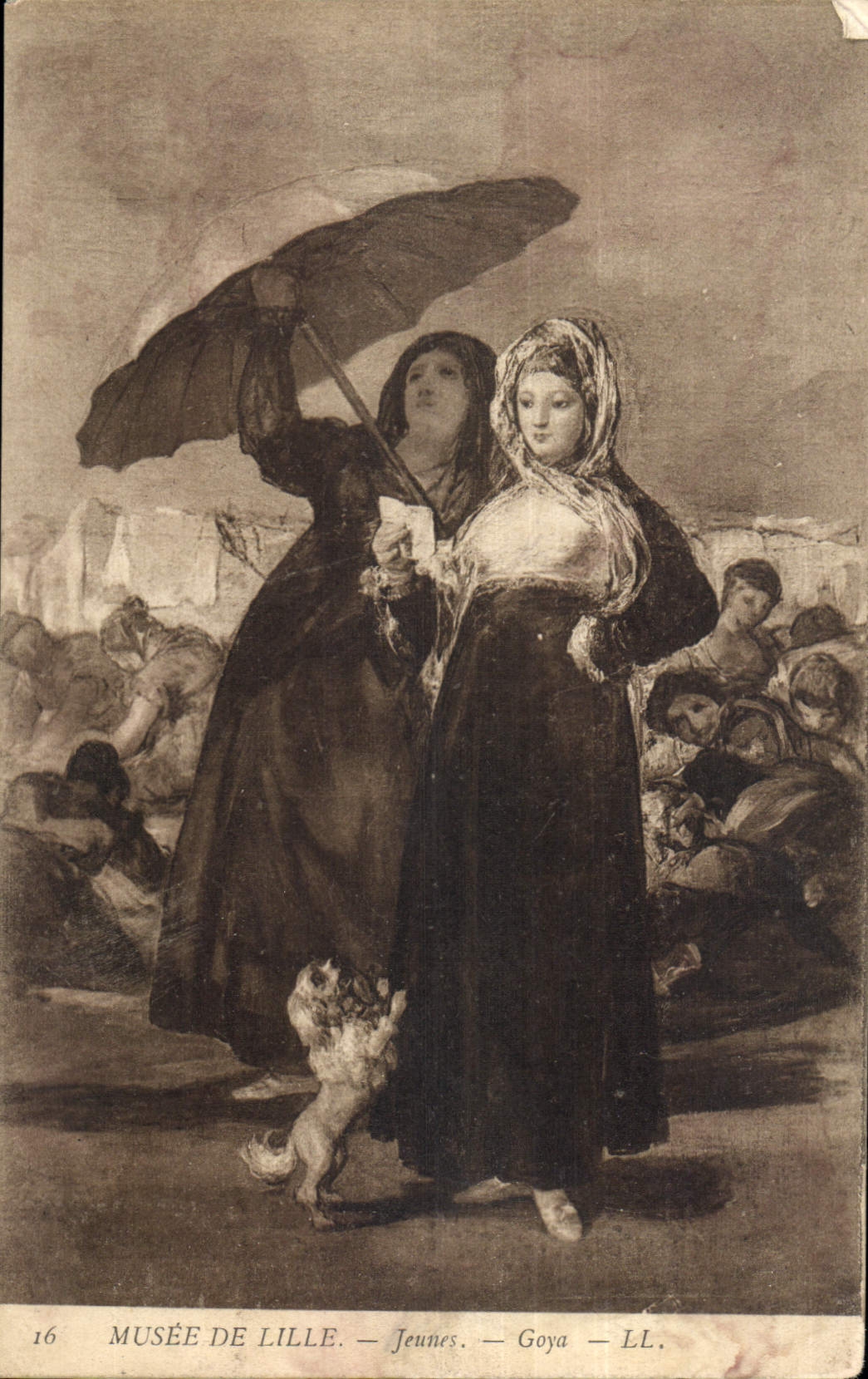 CPA Musee de Lille Jeunes Goya 