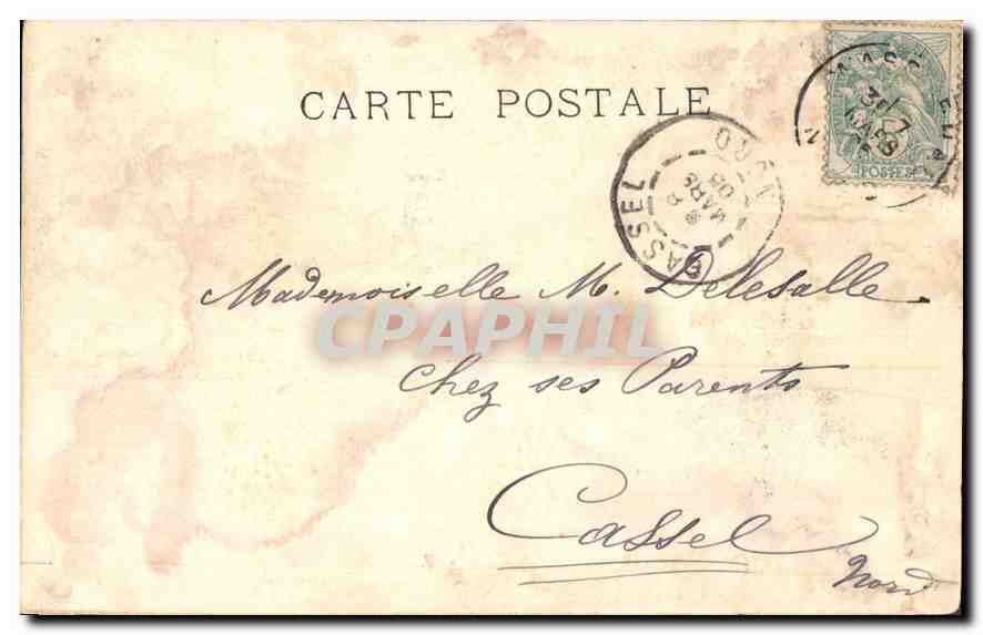 CPA Musee de Lille Jeunes Goya  — Rückseite