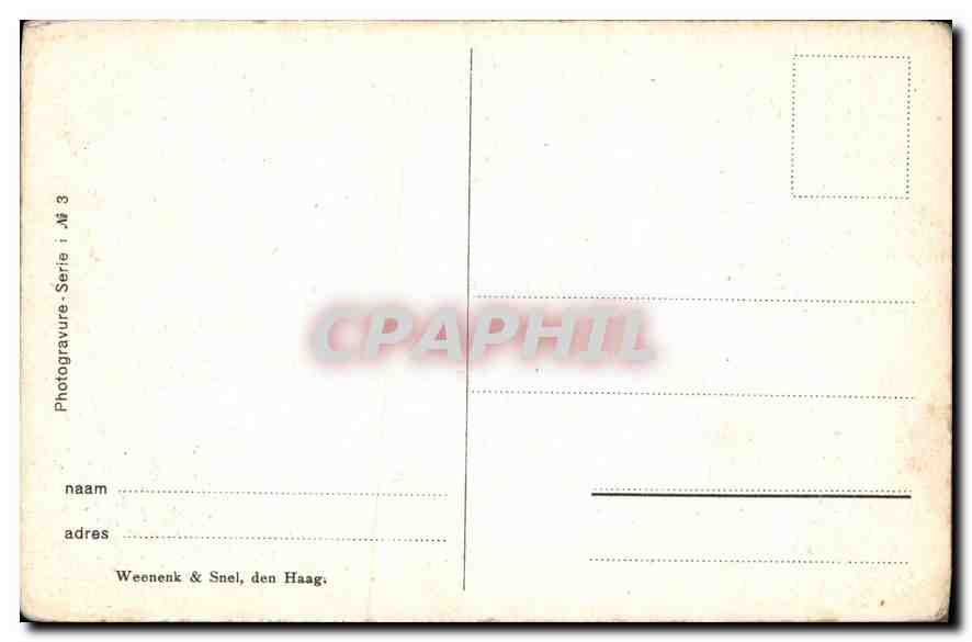 CPA Veluve Femme — Rückseite