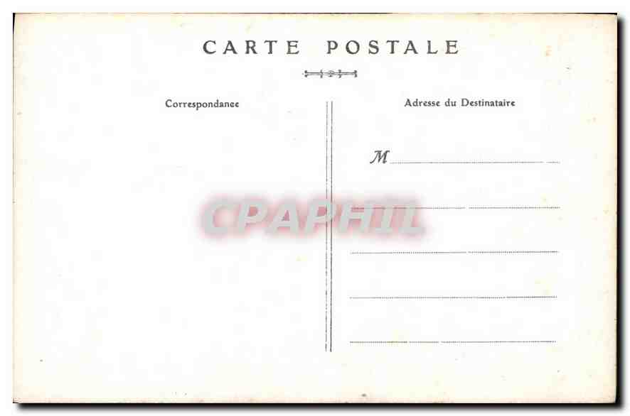 CPA Le Martyr de Chilon Ours — Verso