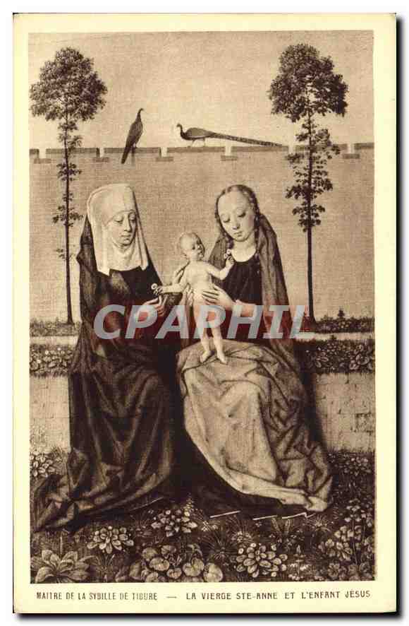 CPA Maitre de la Sybille de Tibure La Vierge Sta Anne et L'Enfant Jesus 