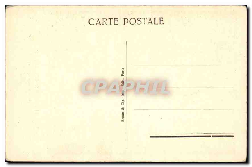 CPA Jehanne D'Orliac Ferdinand Humbert — Verso