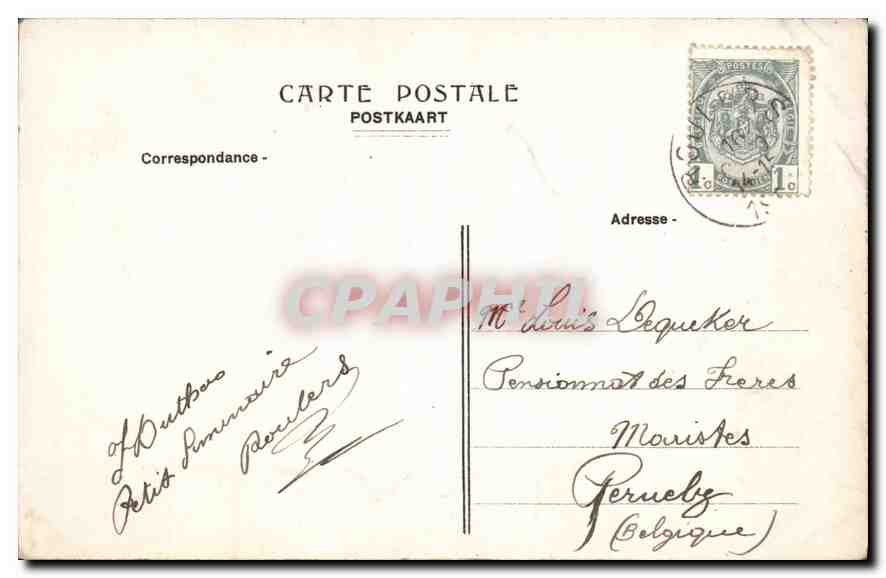 CPA St Vincent de Paul  — Verso