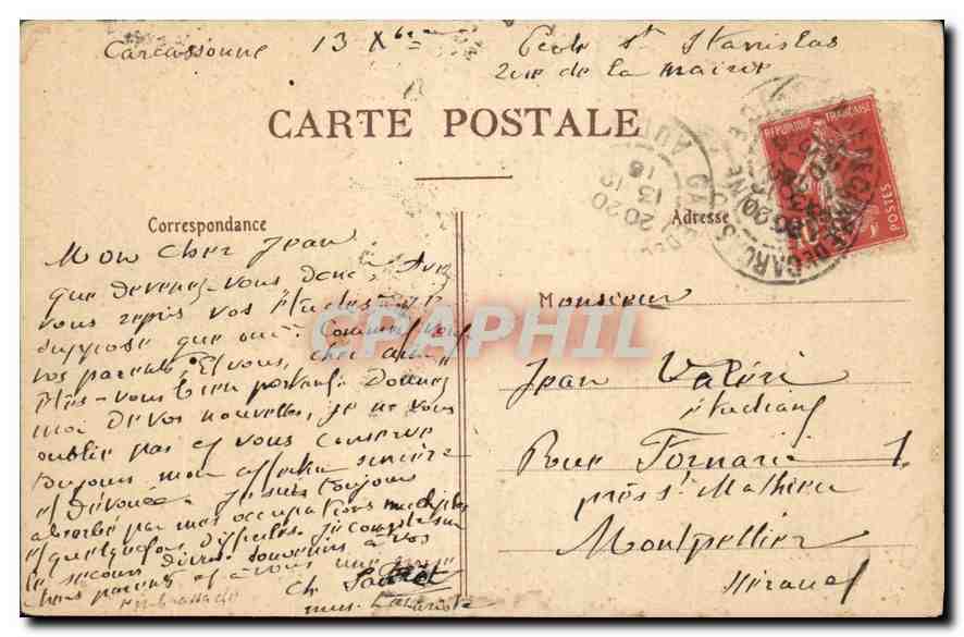 CPA Le Petit Chantre de Notre Dame  — Verso