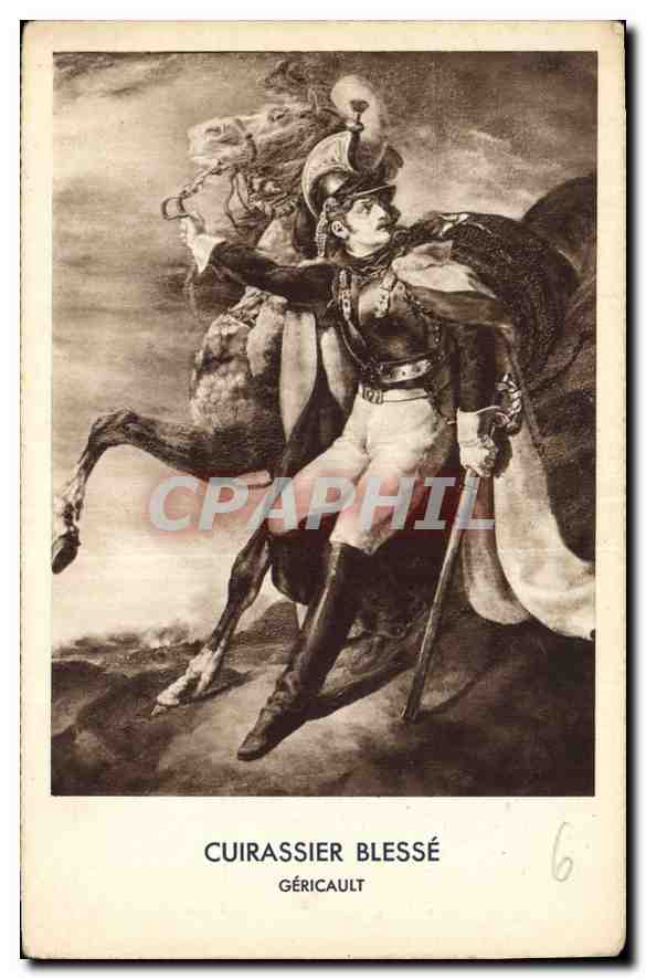 CPA Cuirassier Blesse Gericault 