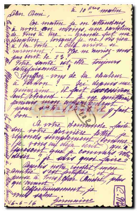 CPA L'Africana  — Verso