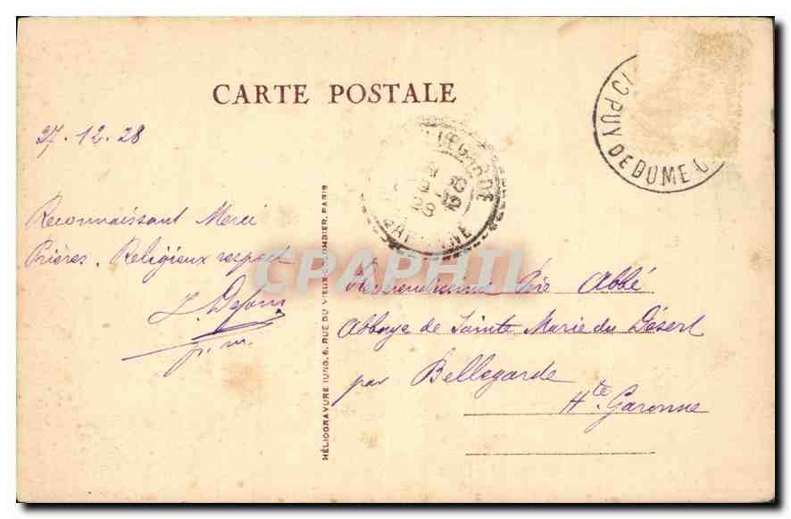 Monseigneur Marion Brézilhac — Fondateur des Missions africaines de Lyon (1813-1859) — Héliogravure — Reverso