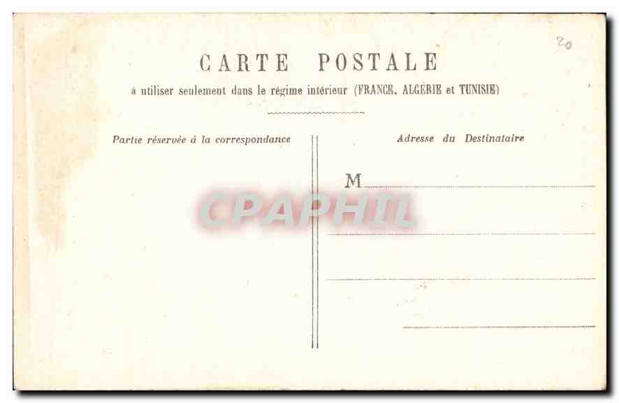 CPA L'Horoscope Et voire barque enchantee suivant la cote d'azur Femme — Verso