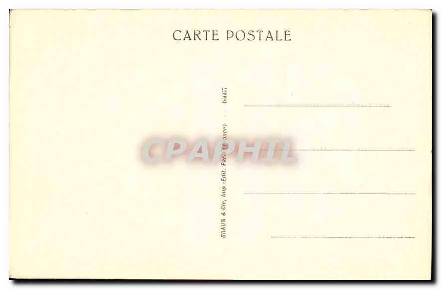 CPA Maitre de la Legende de Sta Madeline Portrait de Jeanne La Folle  — Rückseite
