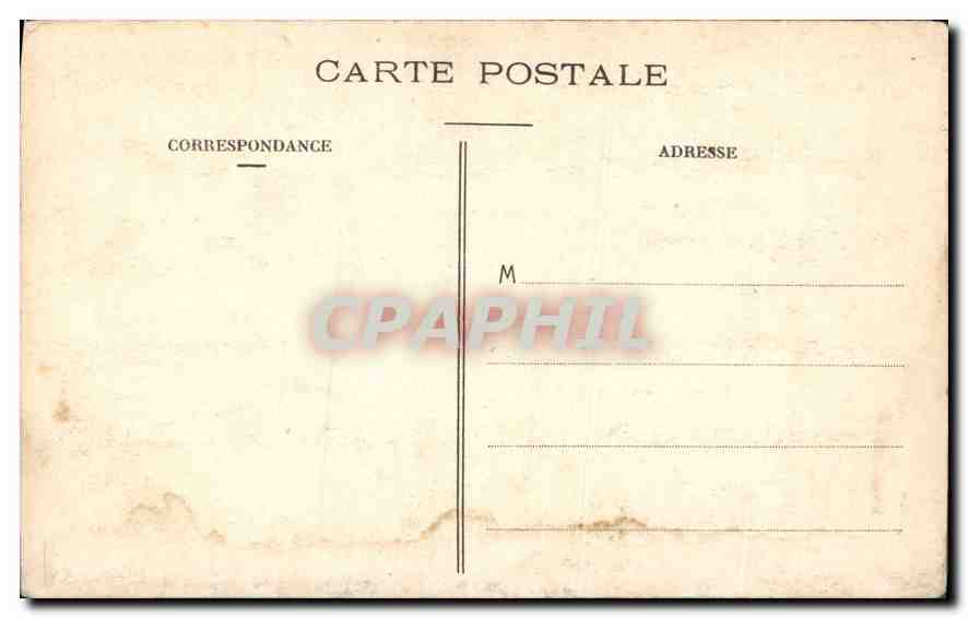 CPA Pauvres Vieux  — Verso