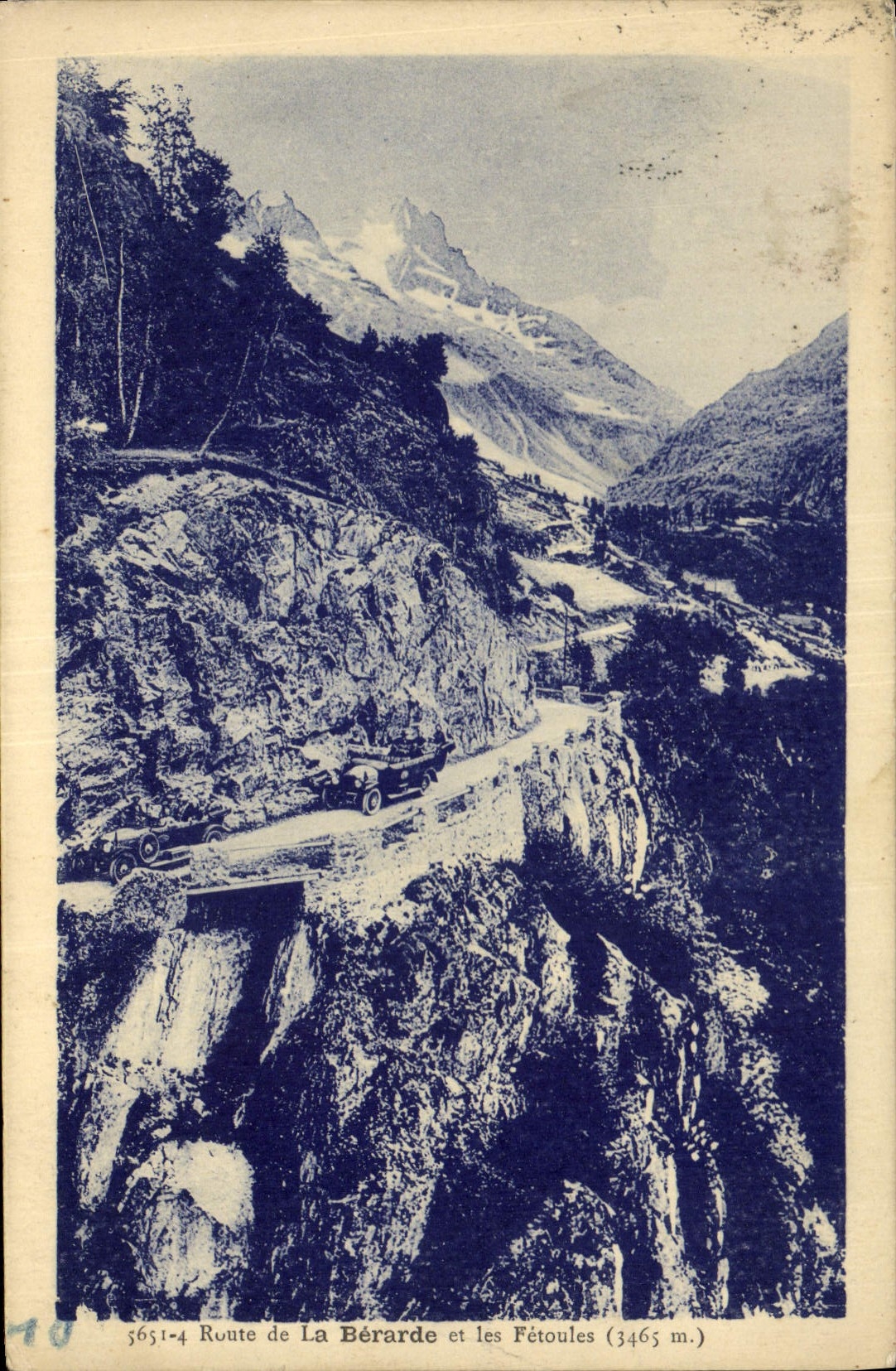 CPA Route de la Berarde et les Fetoules 
