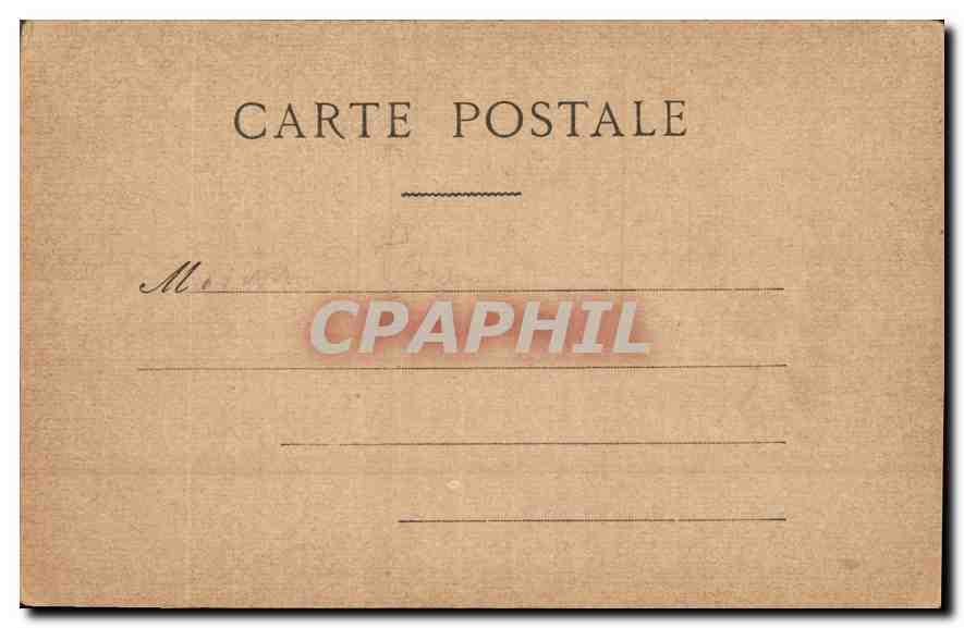 CPA Paqueau Mirage  — Rückseite