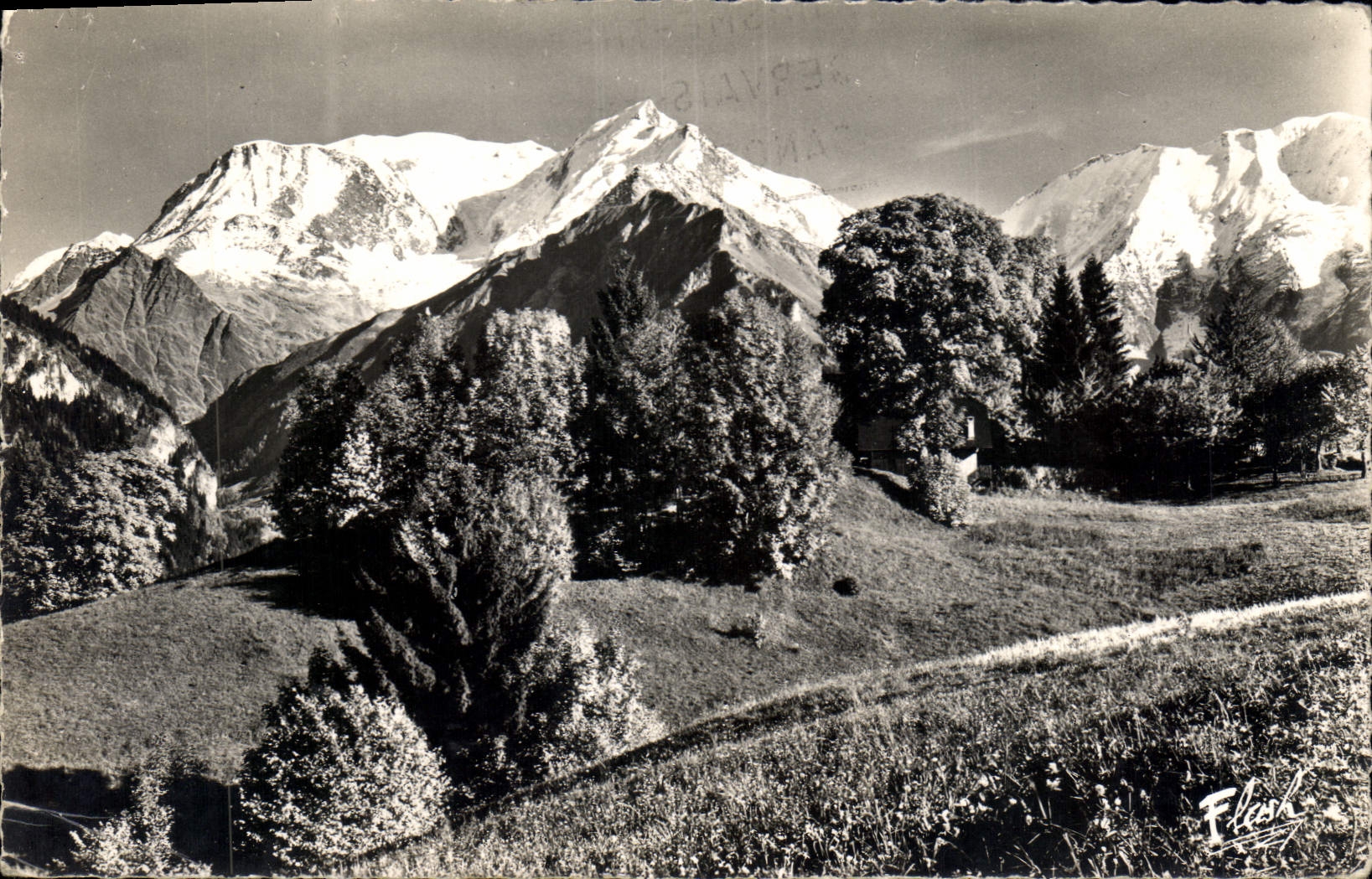 CPA La Chaine du Mont Blanc 