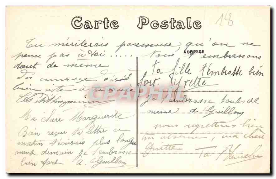 Bourges — Palais Jacques-Cœur, vue prise de la Place Berry — Édition J. Poucraier — Reverso