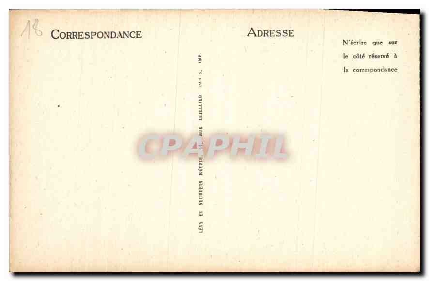 CPA Bourges Cathedrale Saint Etienne Vitrail La Vierge et l'Enfant St Jean  — Rückseite