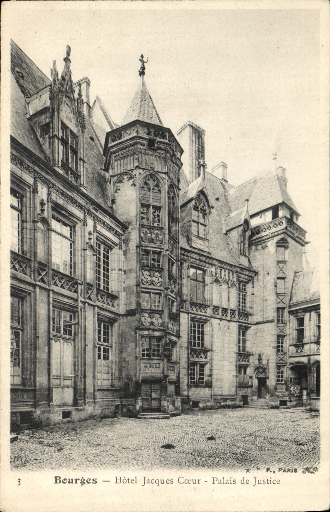 CPA Bourges Hotel Jacques Coeur Palais de Justice 