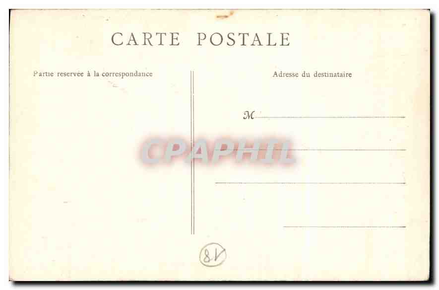 CPA Bourges Hotel Jacques Coeur Palais de Justice  — Back
