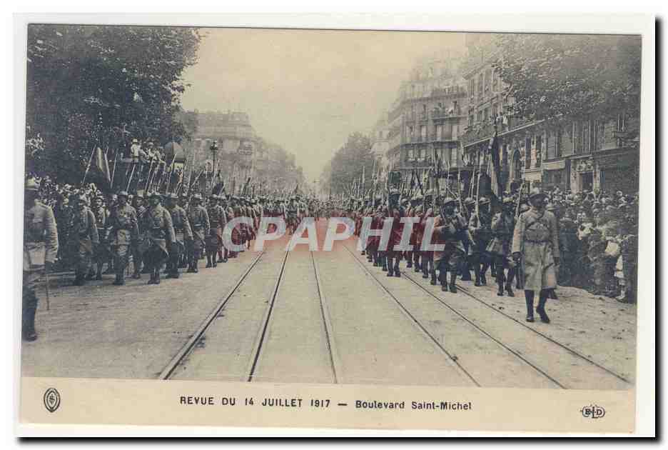 Revue vom 14. Juli 1917 — Boulevard Saint-Michel — BIP