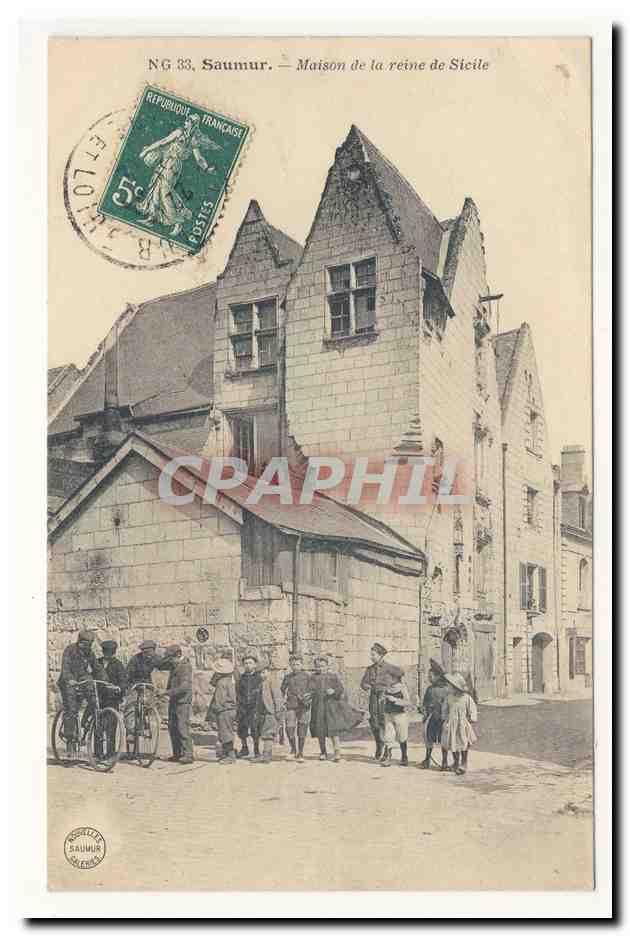 Saumur — Maison de la reine de Sicile — NG 33, éditeur Noblet
