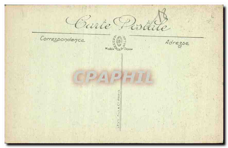 CPA Bourges Palais Jacques Coeur cheminee de la Salle des Gardes  — Rückseite