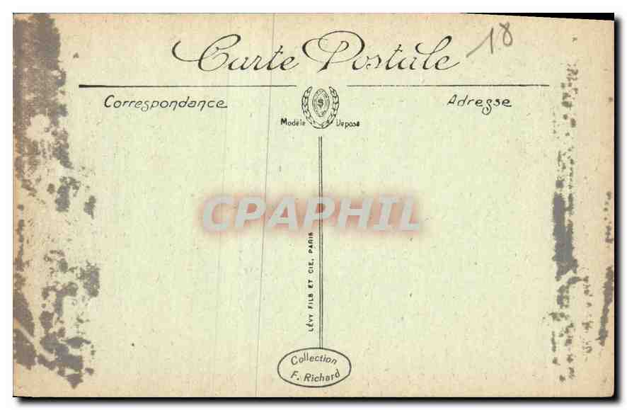 CPA Bourges Palais Jacques Coeur Salle des Gardes  — Rückseite
