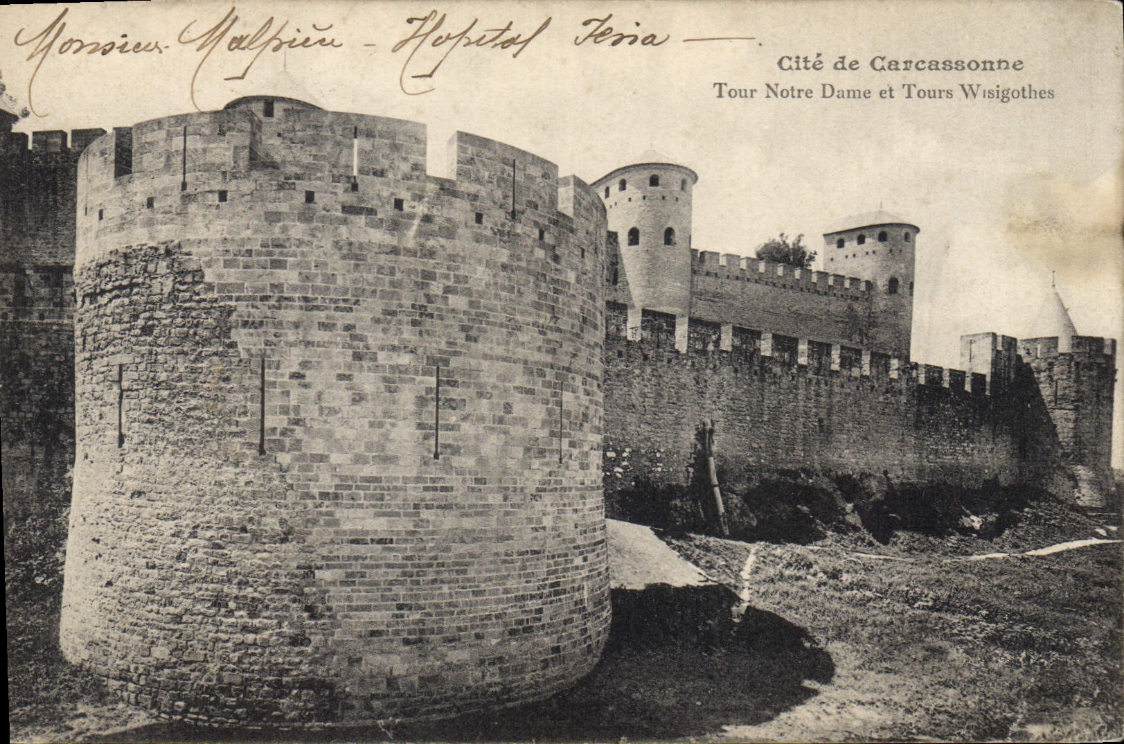 Cité de Carcassonne — Tour Notre Dame et Tours Wisigothnes — éditeur non identifié