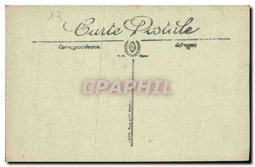 CPA Marseille le Pont Transbordeur  — Verso