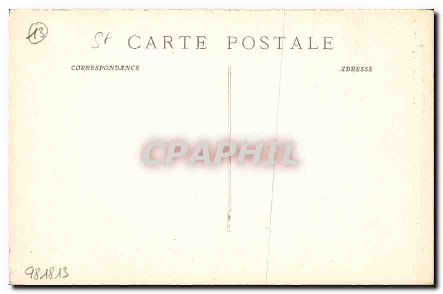 CPA Saint Victor Exterieur de l'Abbaye  — Verso