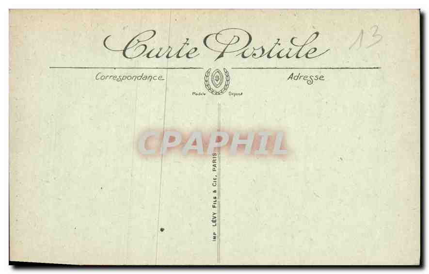 CPA Marseille les Ascenseurs et Notre Dame de la Garde  — Rückseite
