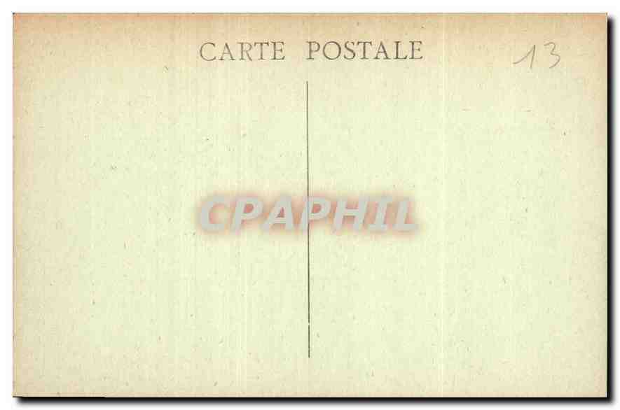 CPA Marseille le Chateau d'If Bateau — Rückseite