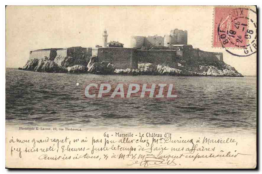 CPA Marseille Le Chateau d'If 