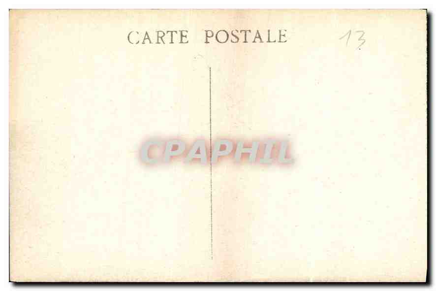 CPA Marseille le Phare de la Desirade  — Verso