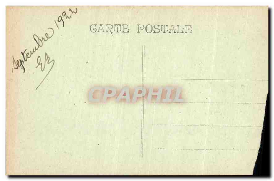 CPA Marseille la Joliette Bateaux — Verso