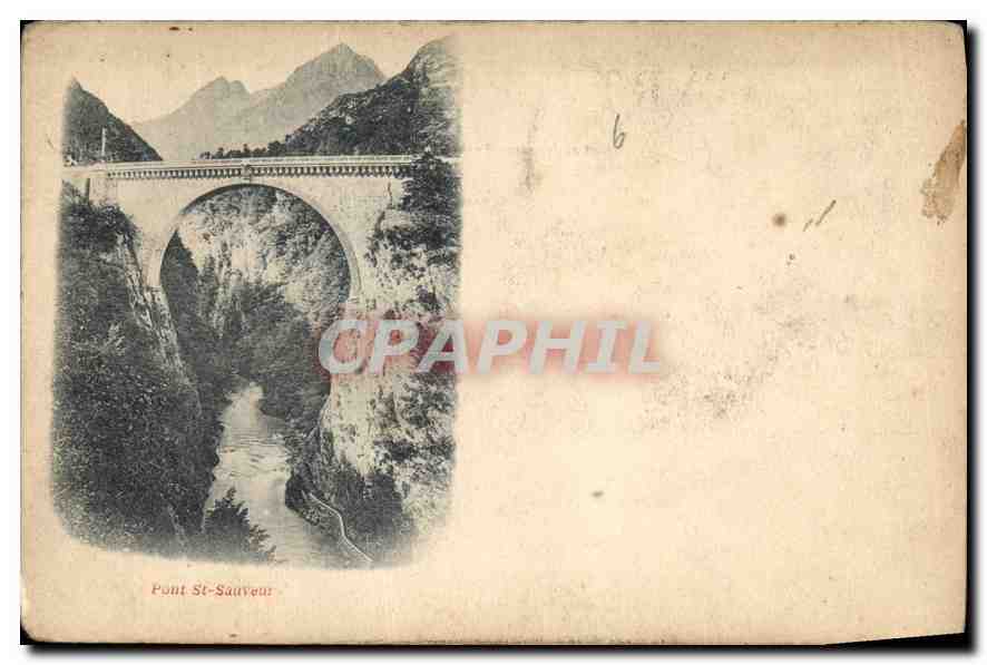 CPA Pont St Sauveur 