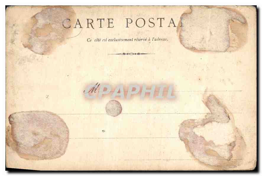 CPA Pont St Sauveur  — Verso